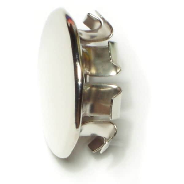 Midwest Fastener 1-1/4" Zinc Plated Steel Round Furniture Spring Caps 6PK 66305 - main